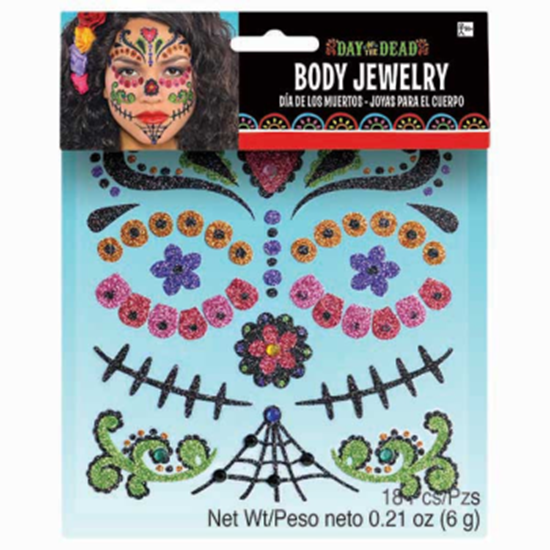 Image sur DAY OF THE DEAD BODY JEWELRY