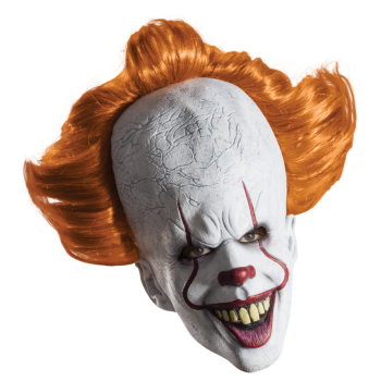 Image de PENNYWISE OVERHEAD MASK WITH ATTACHED HAIR 