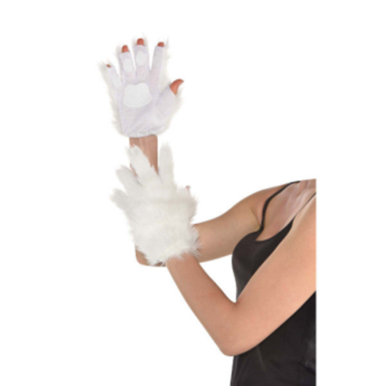 Image sur ANIMAL - WHITE FURRY GLOVES