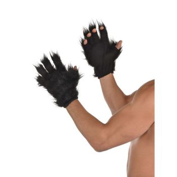 Image de ANIMAL - BLACK FURRY GLOVES