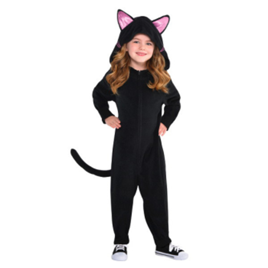 Picture of BLACK CAT ZIPSTER - KIDS LARGE