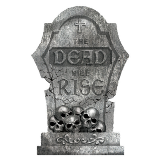 Picture of TOMBSTONE - 22" THE DEAD WILL RISE