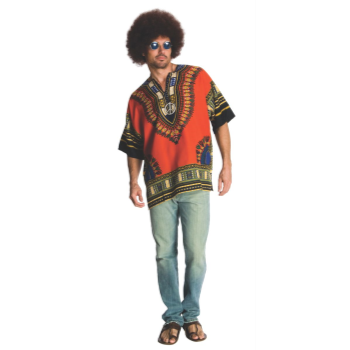 Image de 60'S HIPPIE SHIRT - ADULT - EXTRA LARGE
