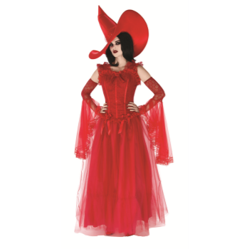 Image de DEVIL FIRE AND BRIMSTONE RED BUSTIER - ADULT LARGE