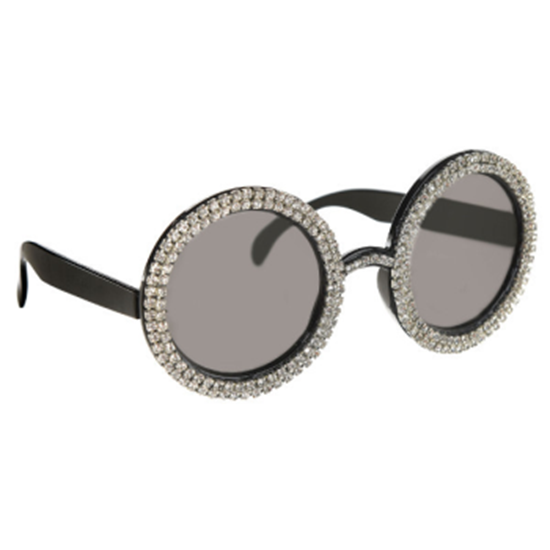 Image sur 70'S - OVERSIZE CRYSTAL SUNGLASSES