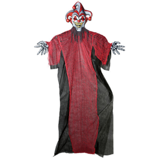 Picture of 12' LIGHT UP SCARY PROP - JESTER