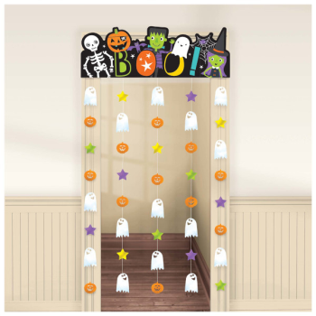 Picture of HALLOWEEN FRIEND DOOR CURTAIN