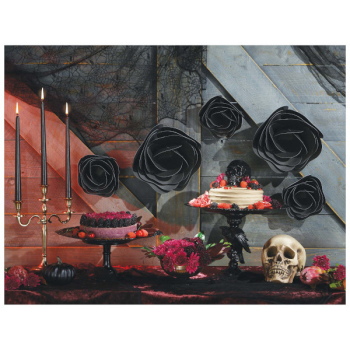 Picture of BLACK ROSE PAPER FLOWERS