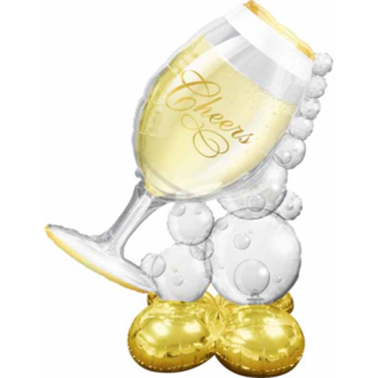Image sur AIRLOONZ - CHAMPAGNE CHEERS - AIR FILLED