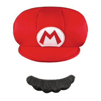 Image de SUPER MARIO HAT AND MOUSTACHE - CHILD