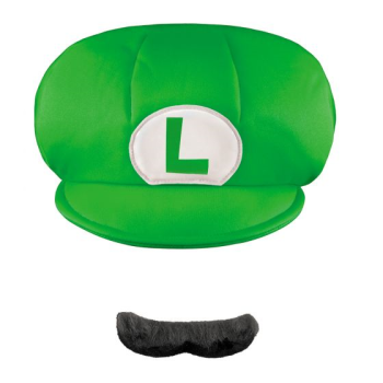 Image de LUIGI HAT AND MOUSTACHE - CHILD