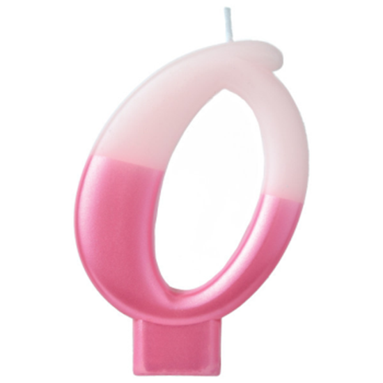 Image sur PINK NUMERAL CANDLE - 0    