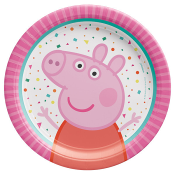 Picture of PEPPA PIG CONFETTI - 7" ROUND PLATE