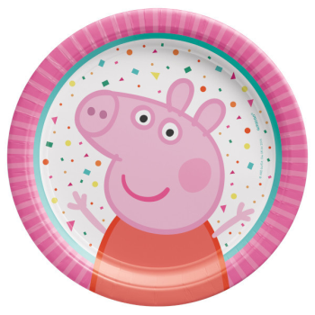 Image de PEPPA PIG CONFETTI - 7" ROUND PLATE