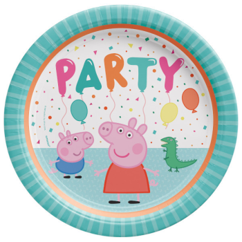 Picture of PEPPA PIG CONFETTI - 9" ROUND PLATE