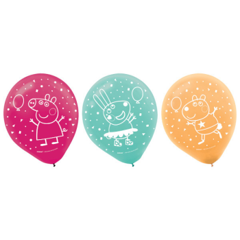 Picture of PEPPA PIG CONFETTI - 12" LATEX BALLOONS 