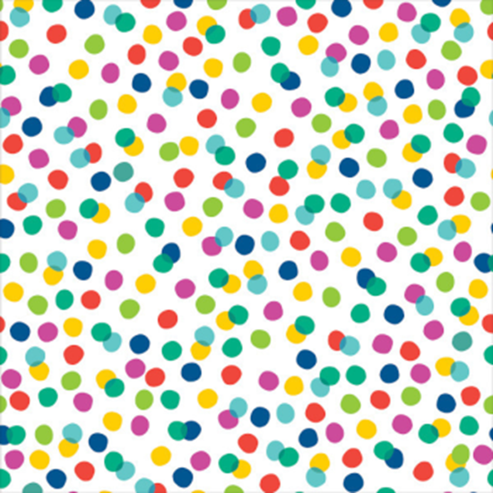 Picture of JUMBO GIFT WRAP 16' - MULTI COLOR DOT