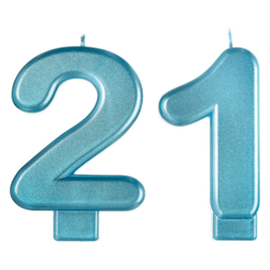 Picture of 21st - FINALLY 21 NUMERAL CANDLE