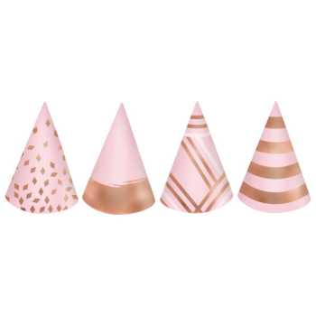 Image de WEARABLES - BLUSH BIRTHDAY MINI CONE HATS