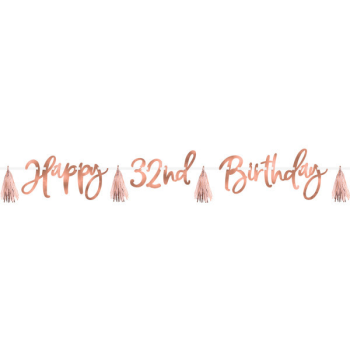 Image de DECOR - BLUSH BIRTHDAY BIRTHDAY BANNER KIT