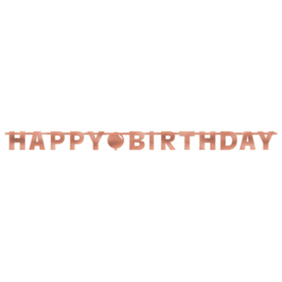 Image sur DECOR - BLUSH BIRTHDAY LETTER BANNER