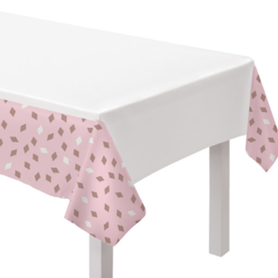 Picture of TABLEWARE - BLUSH BIRTHDAY TABLE COVER