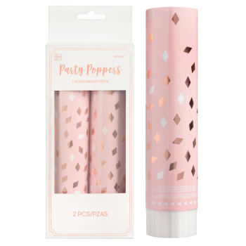 Picture of DECOR - POPPERS - BLUSH BIRTHDAY CONFETTI POPPERS