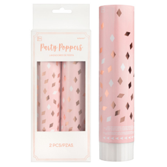 Picture of DECOR - POPPERS - BLUSH BIRTHDAY CONFETTI POPPERS