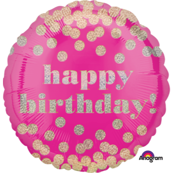 Image de 18" FOIL - HAPPY BIRTHDAY DOTTY