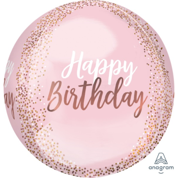 Image de BLUSH BIRTHDAY ORBZ BALLOON 