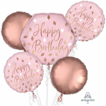 Picture of BLUSH BIRTHDAY FOIL BOUQUET