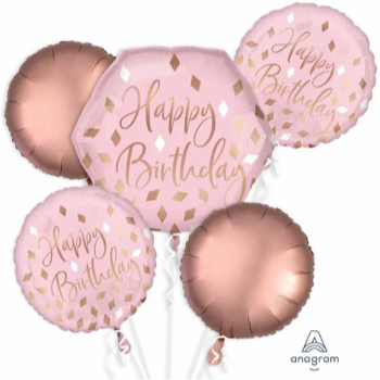 Image de BLUSH BIRTHDAY FOIL BOUQUET