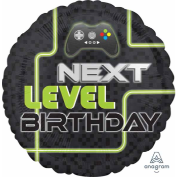 Image de 18" FOIL - LEVEL UP BIRTHDAY