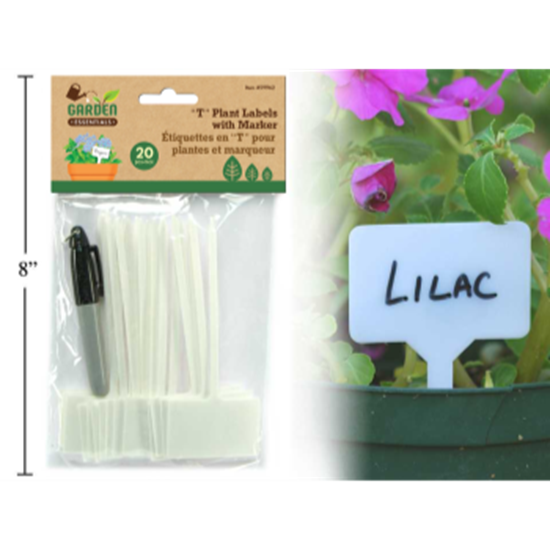 Image sur 20 PIECE GARDEN PLANT LABELS - (CHEESE MARKERS)