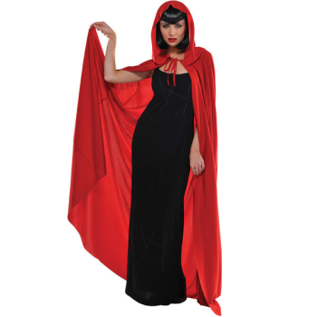 Image de CAPE - RED HOODED CAPE - ADULT