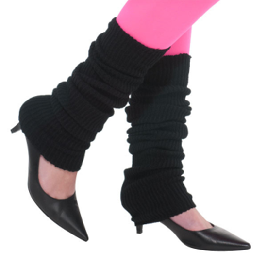 Picture of 80'S BLACK LEG WARMERS