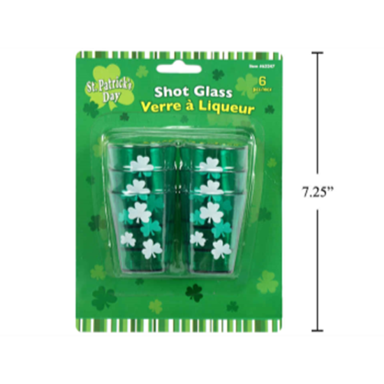 Picture of WEARABLES - ST. PATRICK'S SHOT GLASSES