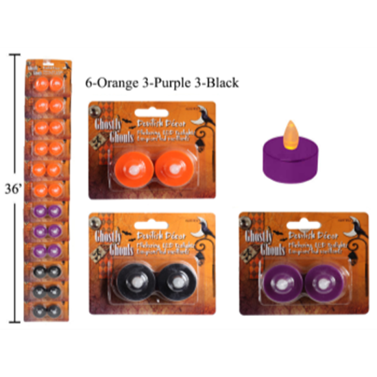 Picture of LED FLICKERING TEALIGHTS 2/PK