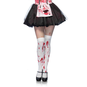 Picture of HOSIERY - BLOODY ZOMBIE THIGH HIGHS