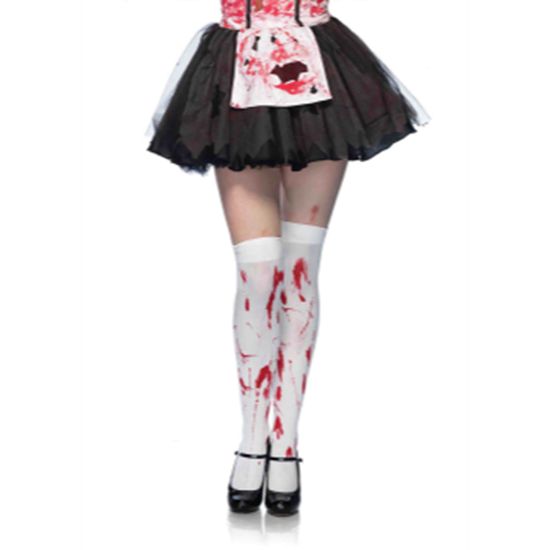 Picture of HOSIERY - BLOODY ZOMBIE THIGH HIGHS