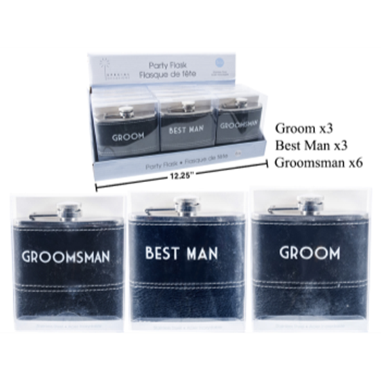Picture of GROOM'S PARTY FLASK