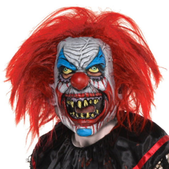 Image sur CLOWN SCARY LATEX MASK