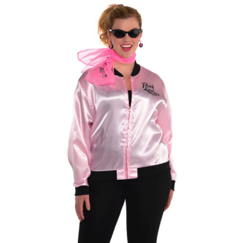 Image de 50'S PINK LADIES JACKET - ADULT PLUS