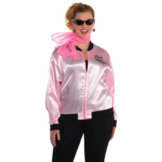 Image sur 50'S PINK LADIES JACKET - ADULT PLUS