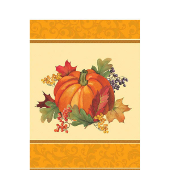 Image sur BOUNTIFUL HARVEST ALL-OVER PRINT PAPER TABLE COVER
