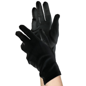 Image de GLOVES - SHORT BLACK GLOVES - ADULT