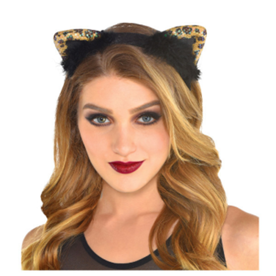 Image sur ANIMAL - CHEETAH CAT EARS HEADBAND