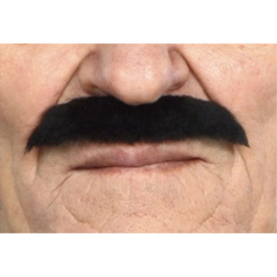 Image sur MUSTACHE THIN STRAIGHT - BLACK
