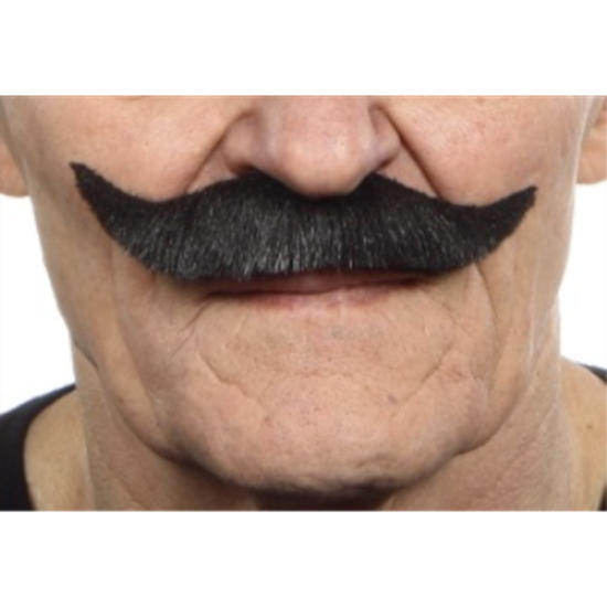 Image sur MUSTACHE SMALL CURL - BLACK
