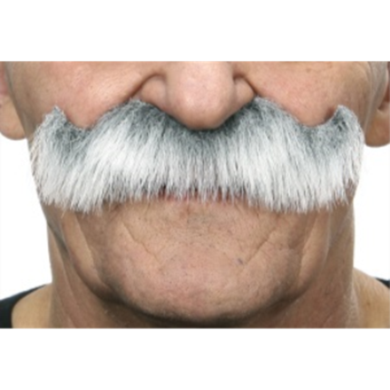 Image sur MUSTACHE THICK CURL  - LIGHT GREY